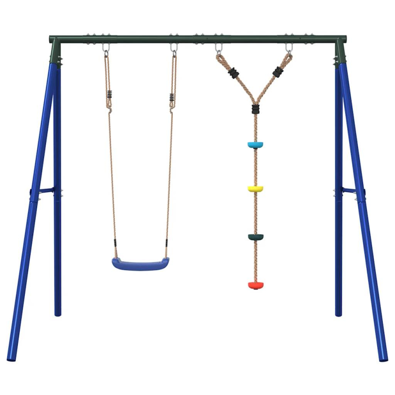 Schaukel-Set mit Schaukelsitz und Kletterschaukel