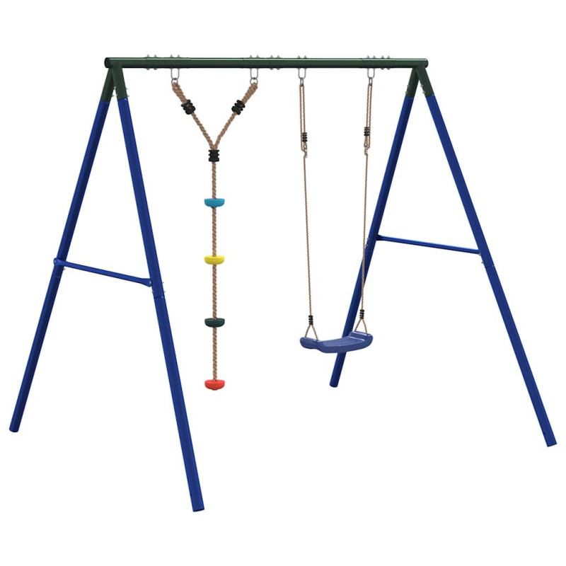Schaukel-Set mit Schaukelsitz und Kletterschaukel