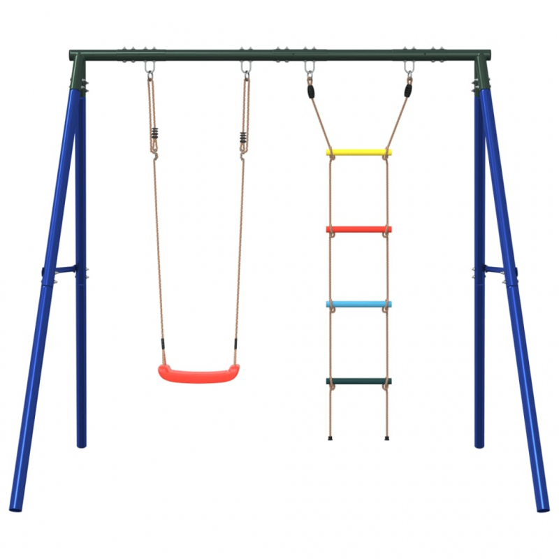 Schaukel-Set mit Schaukelsitz und Strickleiter