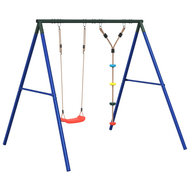 Schaukel-Set mit Schaukelsitz und Kletterschaukel
