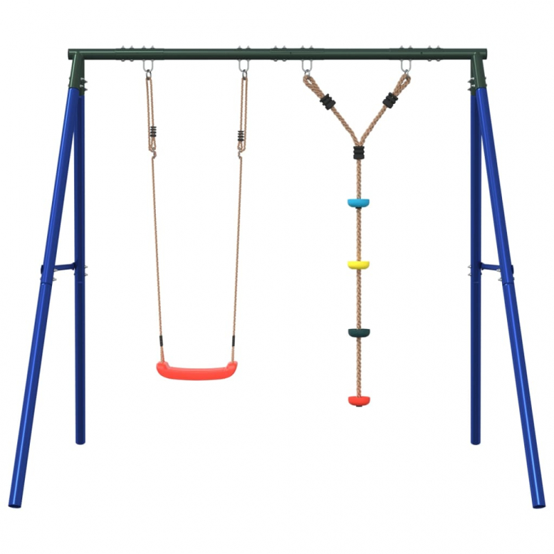 Schaukel-Set mit Schaukelsitz und Kletterschaukel