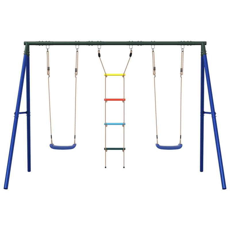 Schaukel-Set mit Schaukelsitzen und Strickleiter