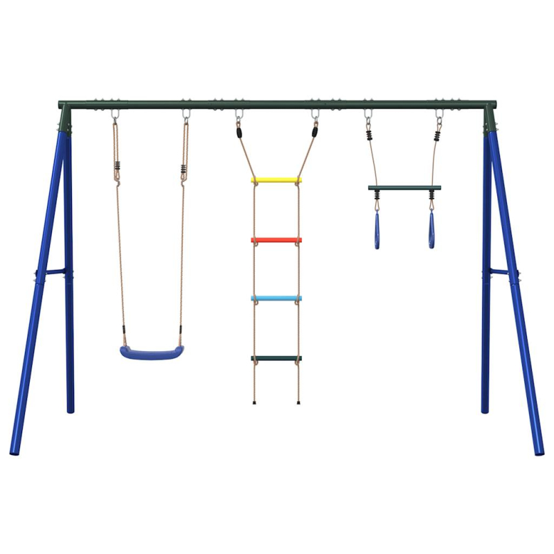 Schaukel-Set mit Schaukelsitz Trapez und Strickleiter