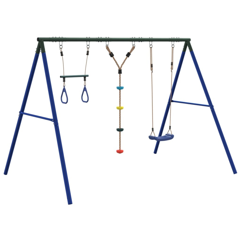 Schaukel-Set mit Schaukelsitz Trapez und Strickleiter