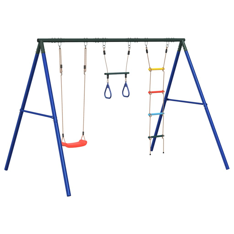 Schaukel-Set mit Schaukelsitz Trapez und Strickleiter