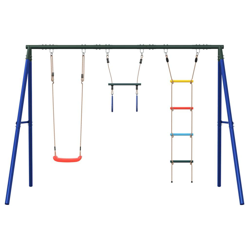 Schaukel-Set mit Schaukelsitz Trapez und Strickleiter