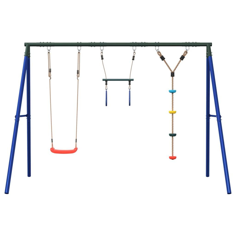 Schaukel-Set mit Schaukelsitz Trapez und Kletterschaukel