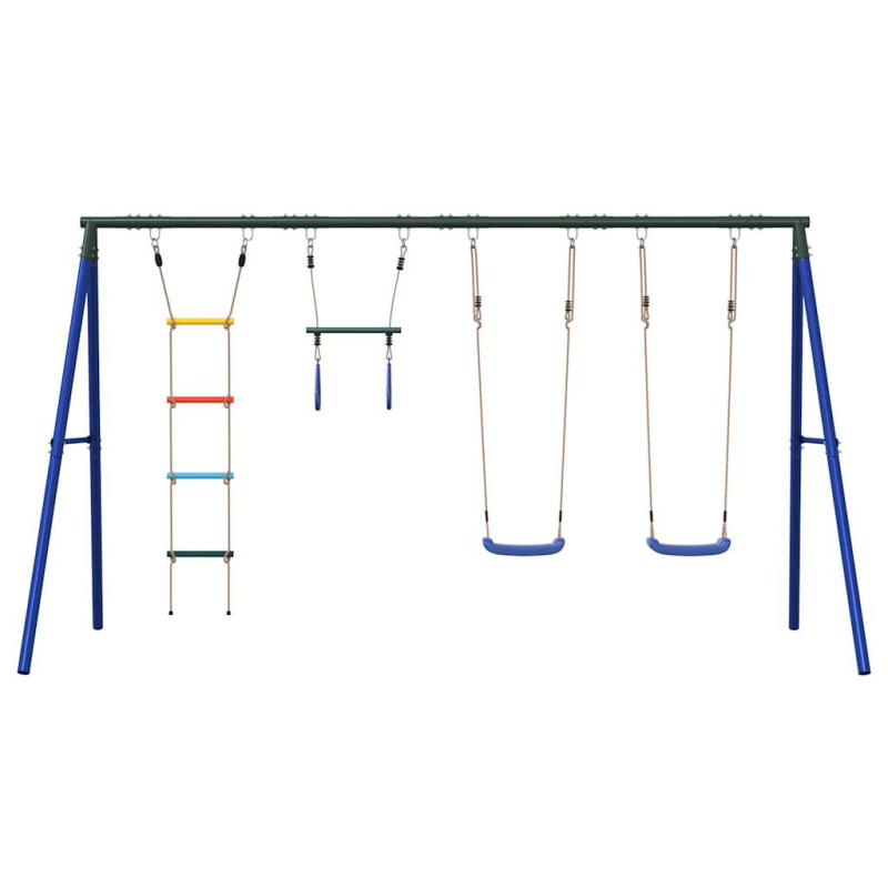 Schaukel-Set mit Schaukelsitzen Trapez und Strickleiter