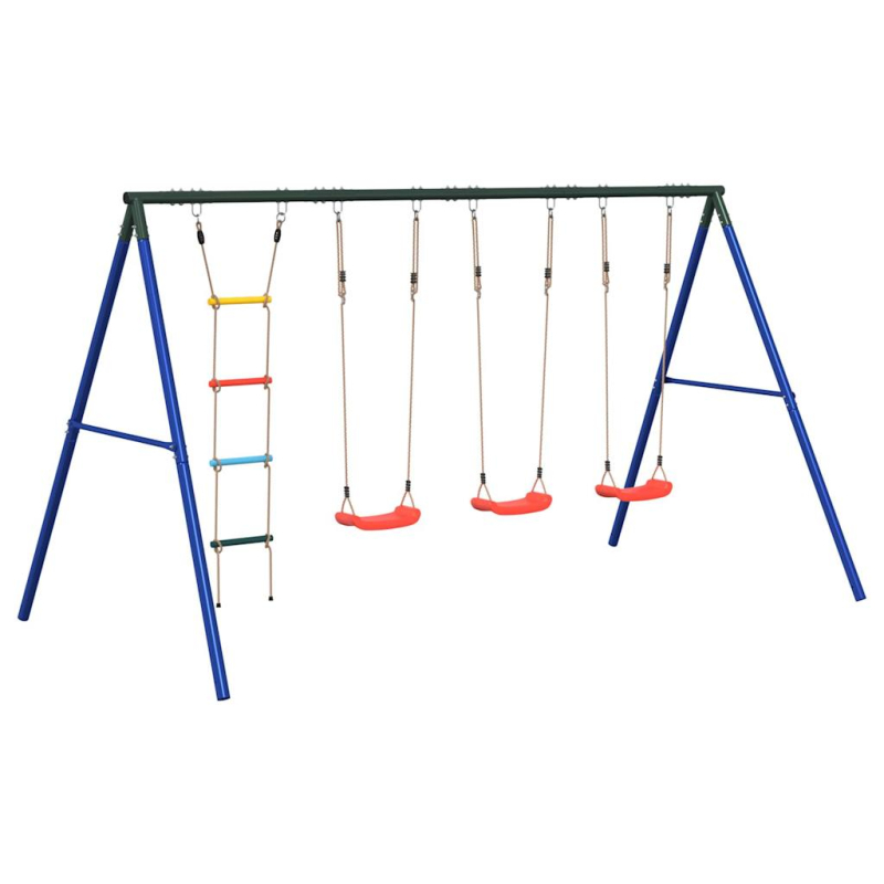Schaukel-Set mit Schaukelsitzen und Strickleiter