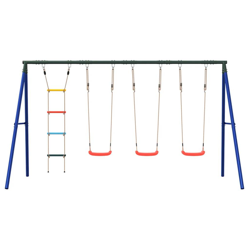 Schaukel-Set mit Schaukelsitzen und Strickleiter