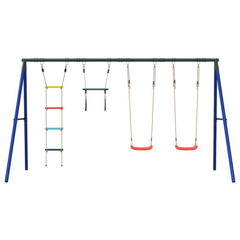 Schaukel-Set mit Schaukelsitzen Trapez und Strickleiter