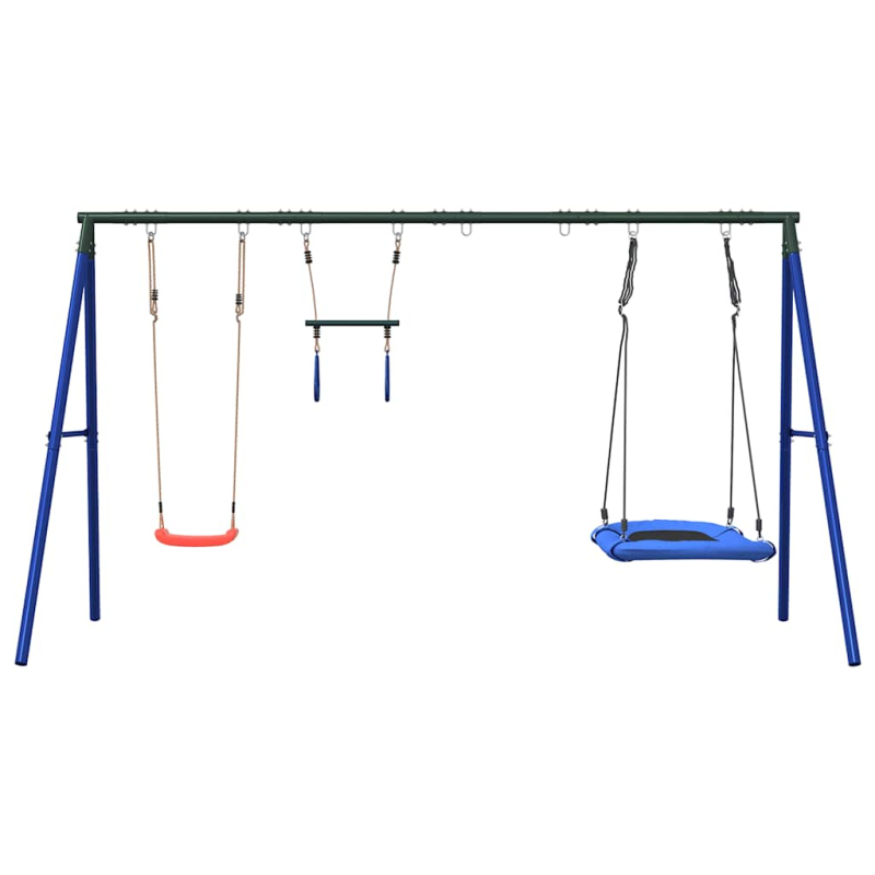 Schaukel-Set mit Schaukelsitz Trapez und Nestschaukel