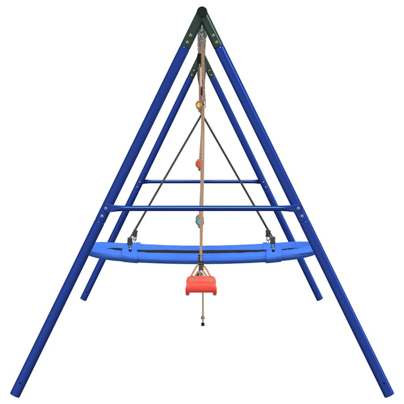 Schaukel-Set mit Schaukelsitz Strickleiter und Nestschaukel