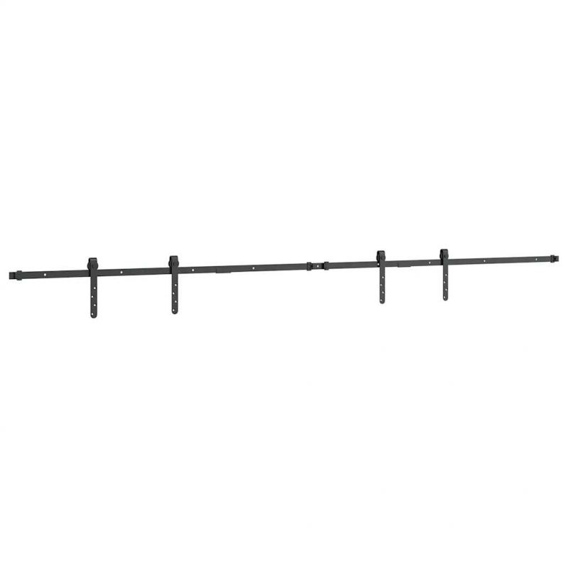 Schiebetürbeschlag Set für Schranktüren 244 cm Karbonstahl