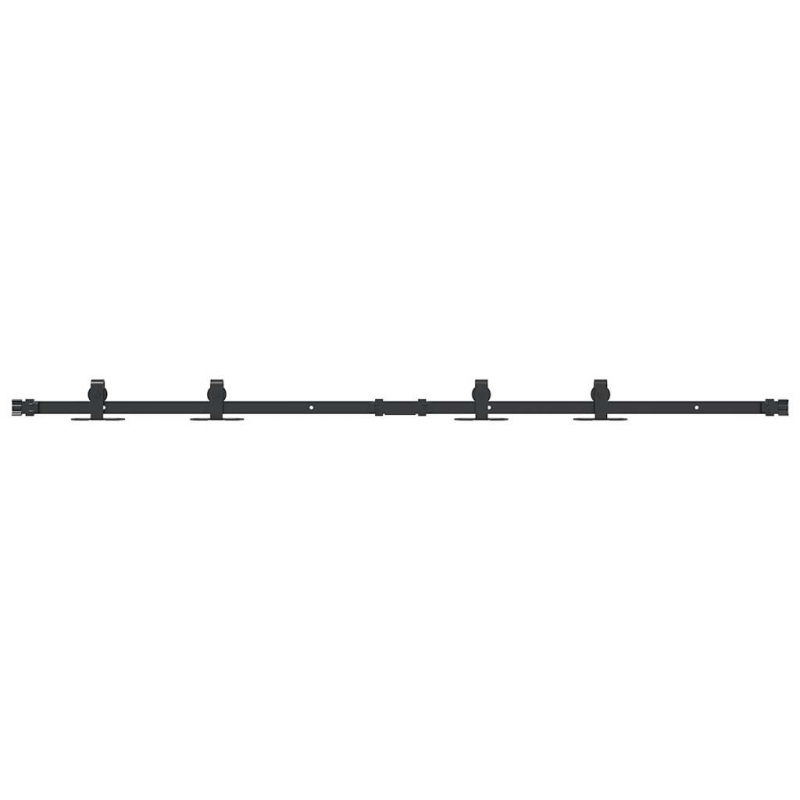Schiebetürbeschlag Set für Schranktüren 152 cm Karbonstahl