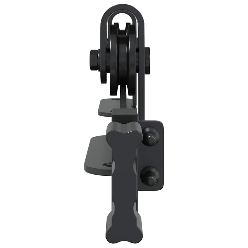Schiebetürbeschlag Set für Schranktüren 244 cm Karbonstahl