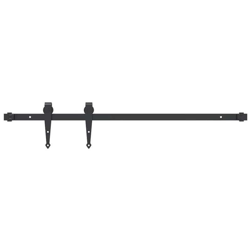 Schiebetürbeschlag Set für Schranktüren 91 cm Karbonstahl