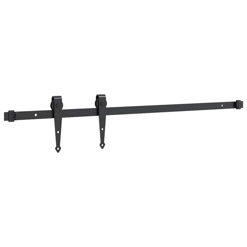 Schiebetürbeschlag Set für Schranktüren 91 cm Karbonstahl