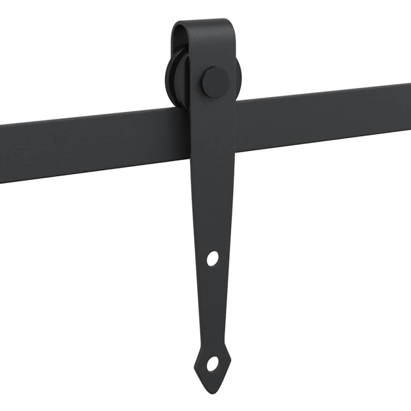 Schiebetürbeschlag Set für Schranktüren 91 cm Karbonstahl