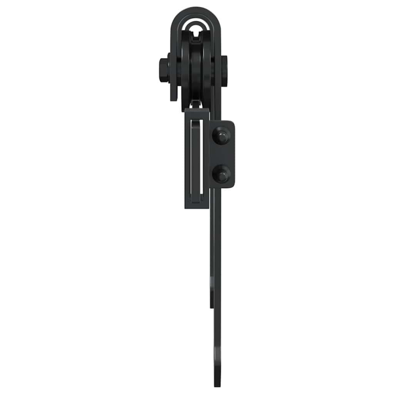 Schiebetürbeschlag Set für Schranktüren 183 cm Karbonstahl