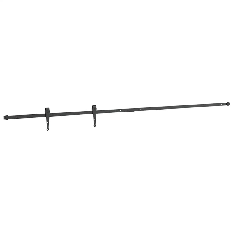 Schiebetürbeschlag Set für Schranktüren 213 cm Karbonstahl