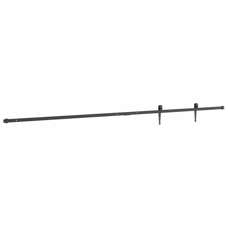 Schiebetürbeschlag Set für Schranktüren 213 cm Karbonstahl