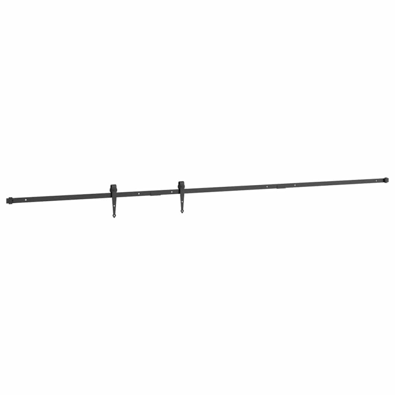 Schiebetürbeschlag Set für Schranktüren 244 cm Karbonstahl