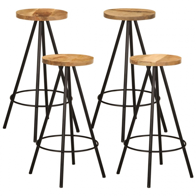 5-tlg. Bar-Set Massivholz Mango