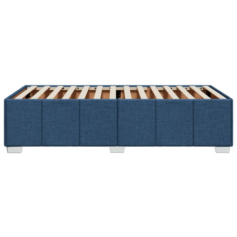 Bettgestell ohne Matratze Blau 80x200 cm Stoff