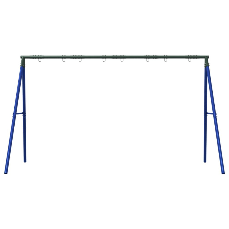 Schaukelgestell mit 8 Haken Blau Stahl