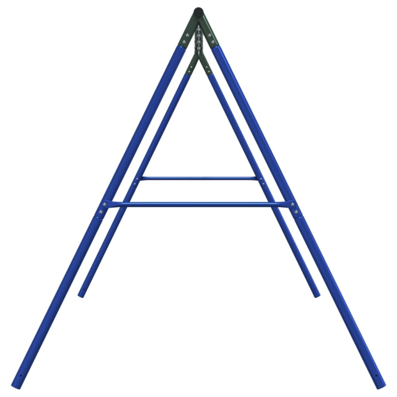 Schaukelgestell mit 8 Haken Blau Stahl