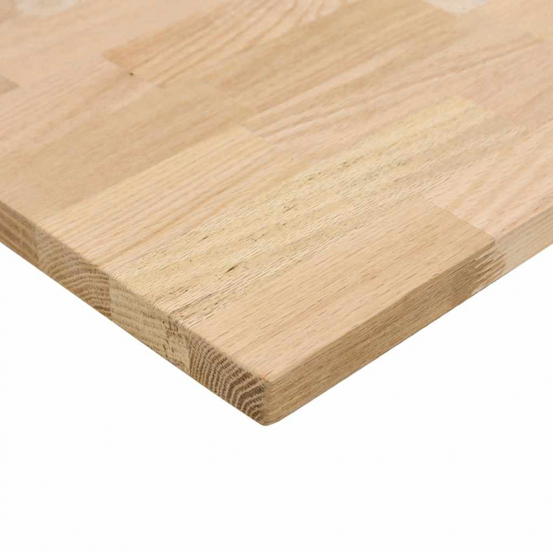 Schreibtischplatte Unbehandelt 140x50x2,5 cm Massivholz Eiche