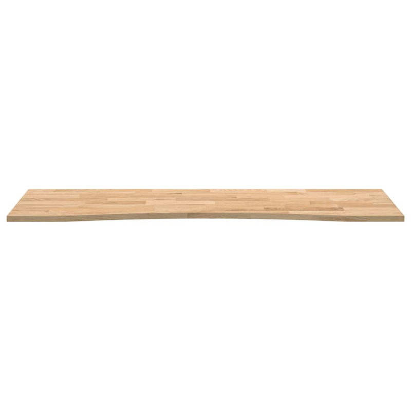 Schreibtischplatte Unbehandelt 160x50x2,5 cm Massivholz Eiche