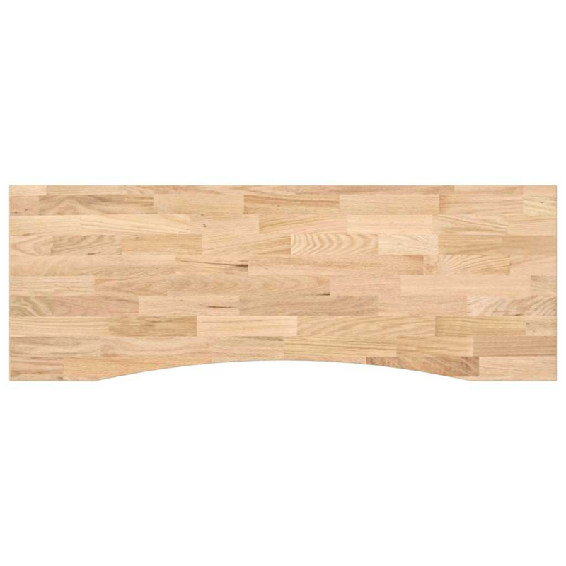 Schreibtischplatte Unbehandelt 140x60x2,5 cm Massivholz Eiche