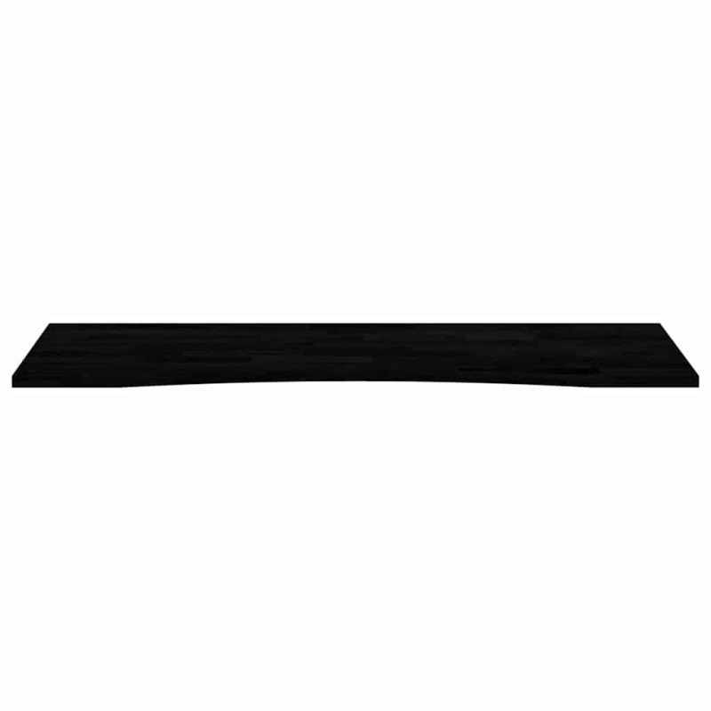 Schreibtischplatte Dunkelbraun 140x50x2,5 cm Massivholz Eiche
