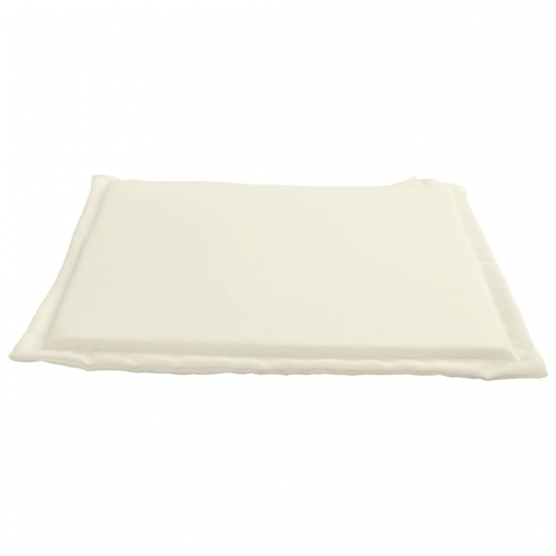 Garten-Sitzkissen 6 Stk. Creme 45x45x2 cm Quadratisch