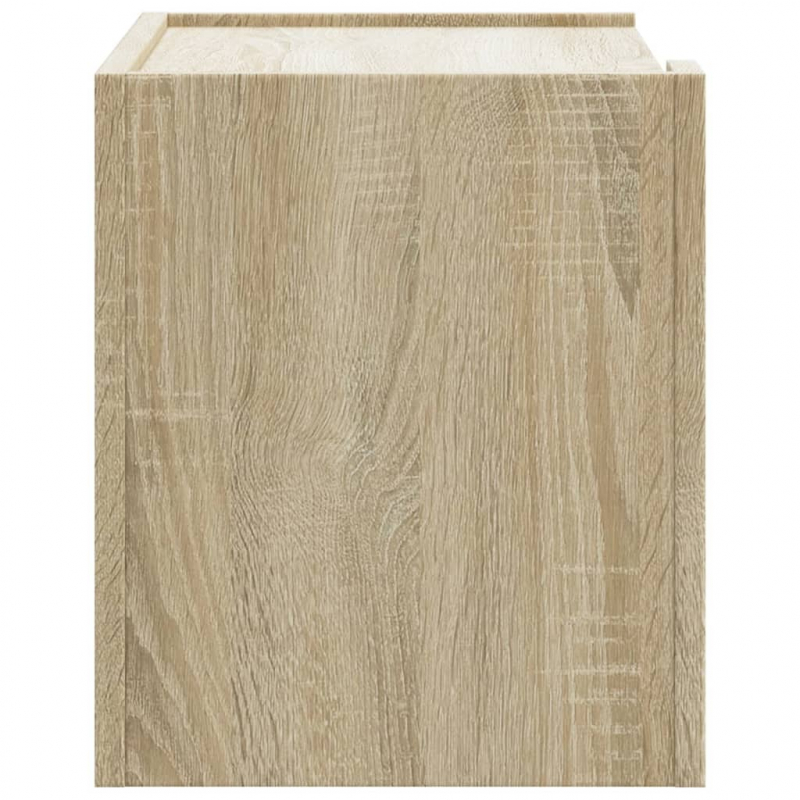 Wand-Nachttische 2 Stk. Sonoma-Eiche 45x30x35 cm