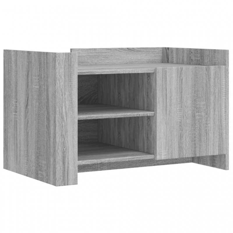 Couchtisch Grau Sonoma 80x50x50 cm Holzwerkstoff