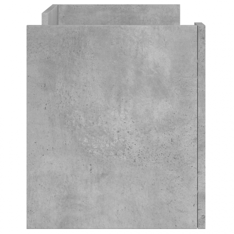 TV-Schrank Betongrau 80x35x40 cm Holzwerkstoff