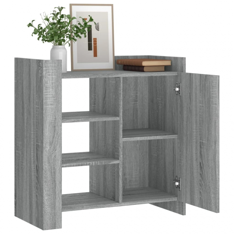 Sideboard Grau Sonoma 73,5x35x75 cm Holzwerkstoff