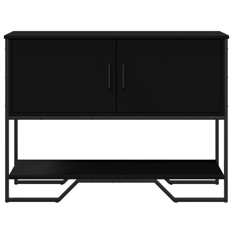 Konsolentisch Schwarz 100x35x74,5 cm Holzwerkstoff