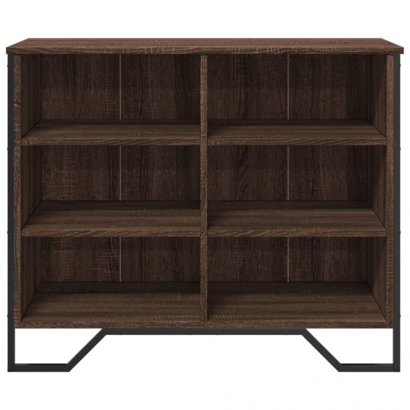 Sideboard Braun Eichen-Optik 91x35,5x74,5 cm Holzwerkstoff