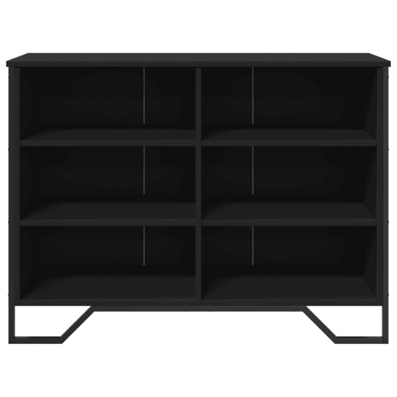 Sideboard Schwarz 101x35,5x74,5 cm Holzwerkstoff