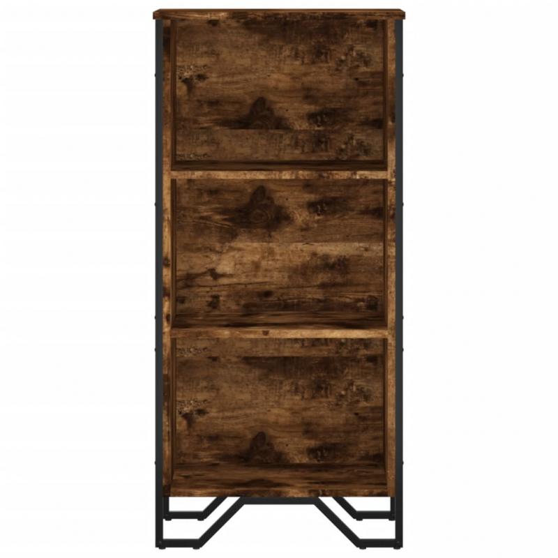 Bücherregal Räuchereiche 50x31x106 cm Holzwerkstoff