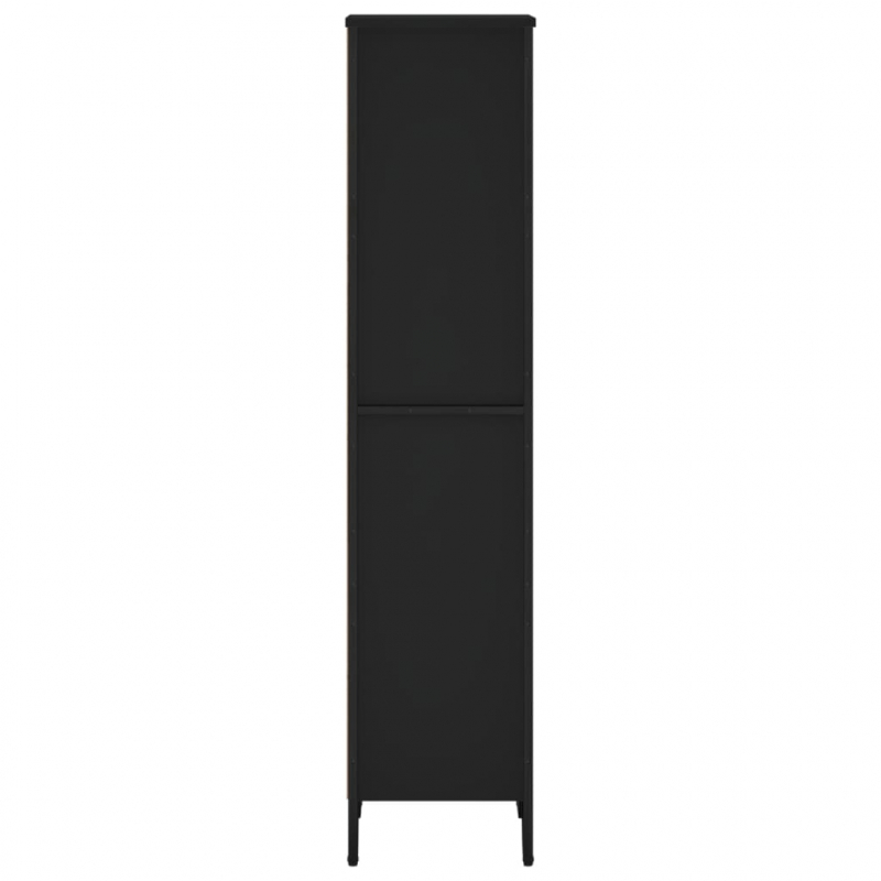 Bücherregal Schwarz 50x31x137,5 cm Holzwerkstoff
