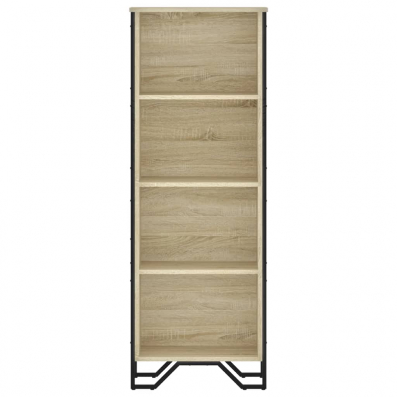 Bücherregal Sonoma-Eiche 50x31x137,5 cm Holzwerkstoff