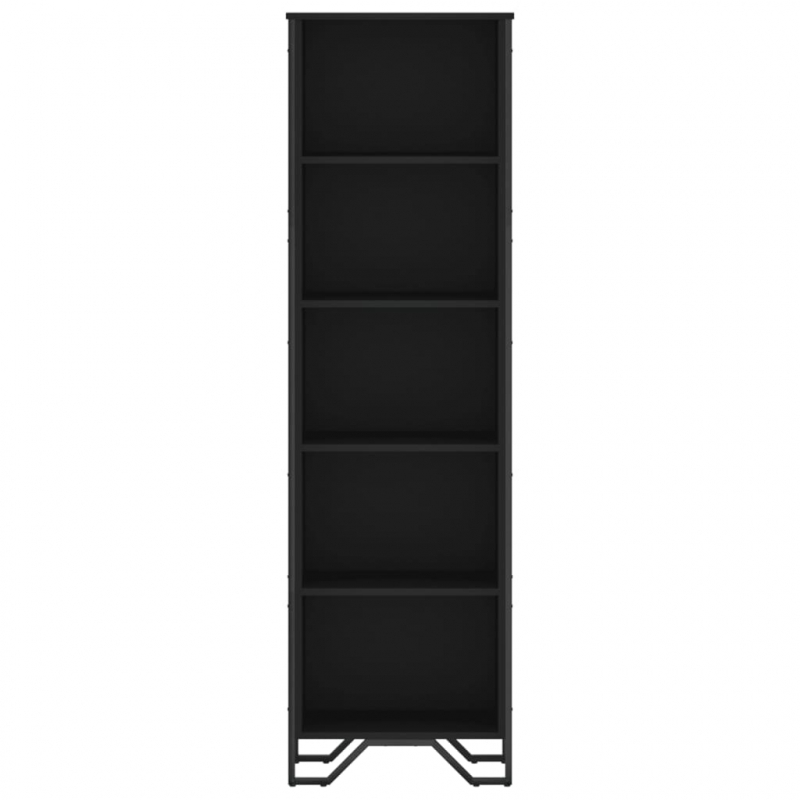Bücherregal Schwarz 50x31x169 cm Holzwerkstoff