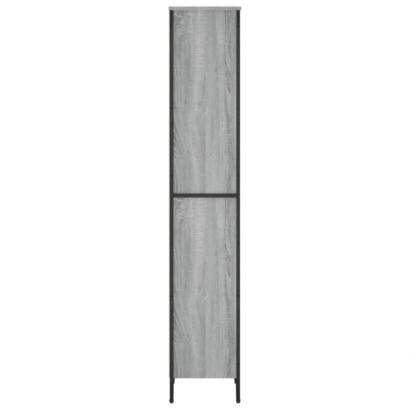 Bücherregal Grau Sonoma 50x31x169 cm Holzwerkstoff