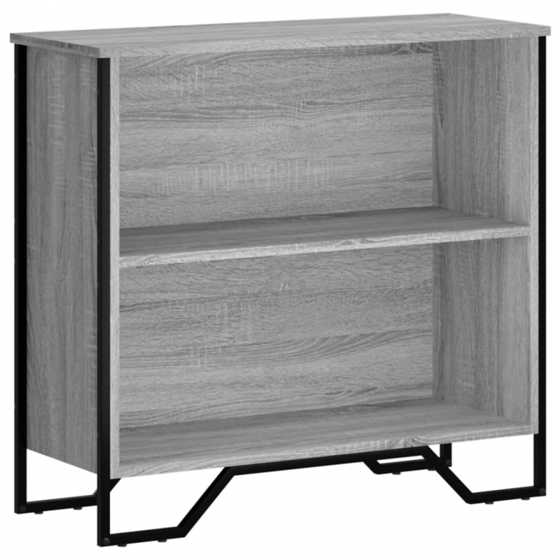 Bücherregal Grau Sonoma 80x31x74,5 cm Holzwerkstoff