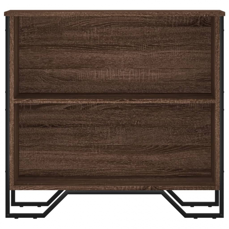 Bücherregal Braun Eichen-Optik 80x31x74,5 cm Holzwerkstoff